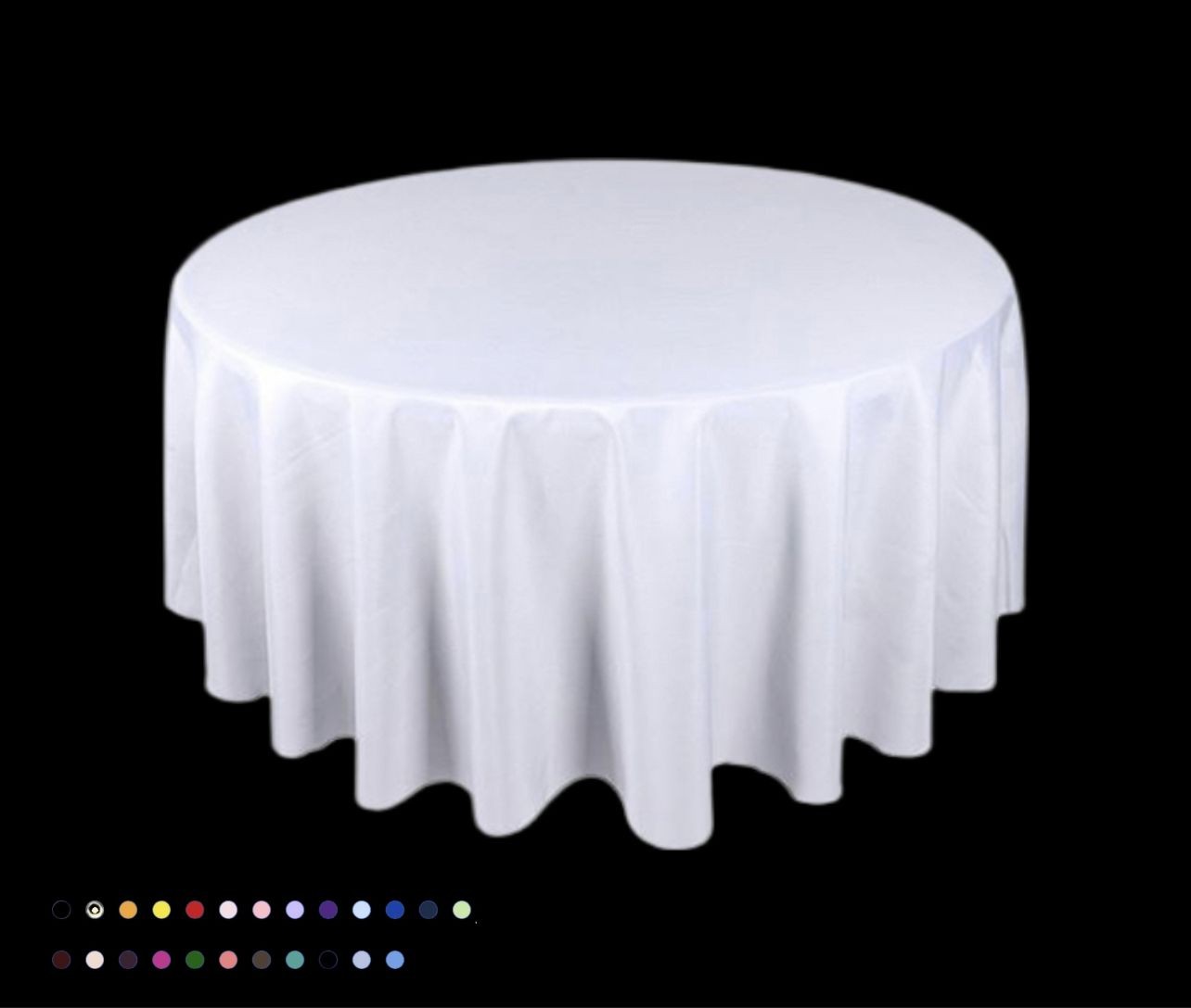 108" R Polyester tablecloth